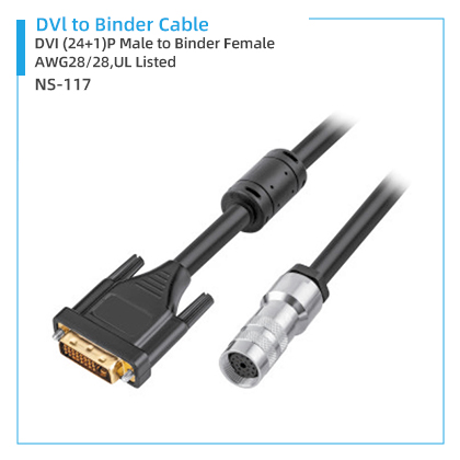 NS-117 DVI to Binder Cable