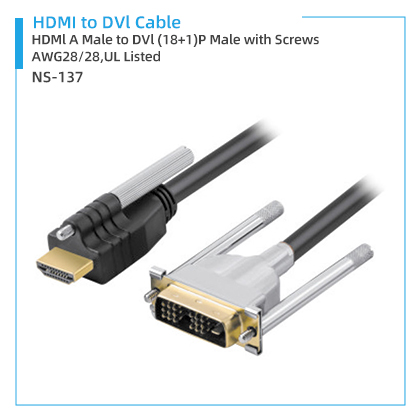 NS-137 HDMl to DVI Cable