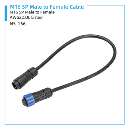 NS-156 M16 5P Male to Female Cable