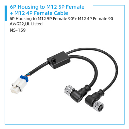 NS-159 6P Housing to M12 5P Female