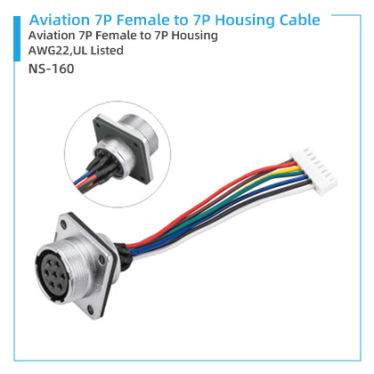 NS-160 Aviation 7P Female to 7P Housing Cable