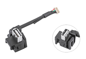 NS-163 USB 2.0 A Female 90° to 5P Housing Cable