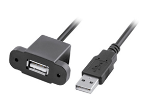 NS-167 USB 2.0 A Female to Male Cable