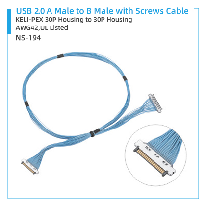 NS-194 KELI-PEX 30P Housing to 30P Housing Cable