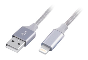 NS-201 USB 2.0 A Male to Lightning Male Cable