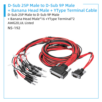 NS-192 D-Sub 25P Male to D-Sub 9P Male